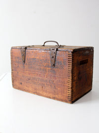 antique Winchester ammunition box