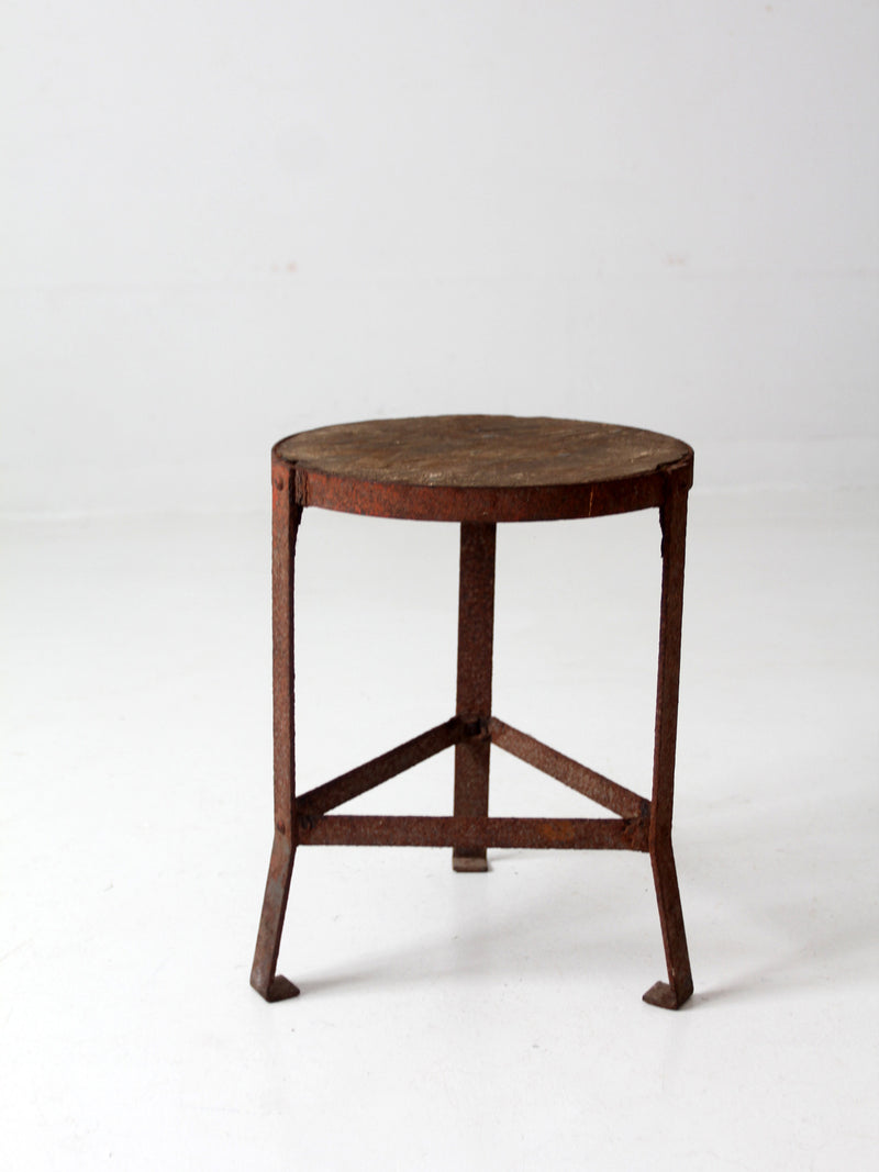 vintage industrial stool