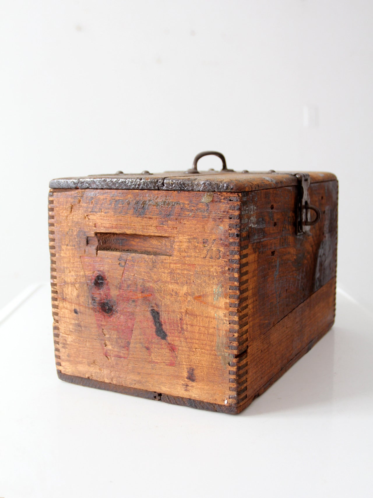 antique Winchester ammunition box