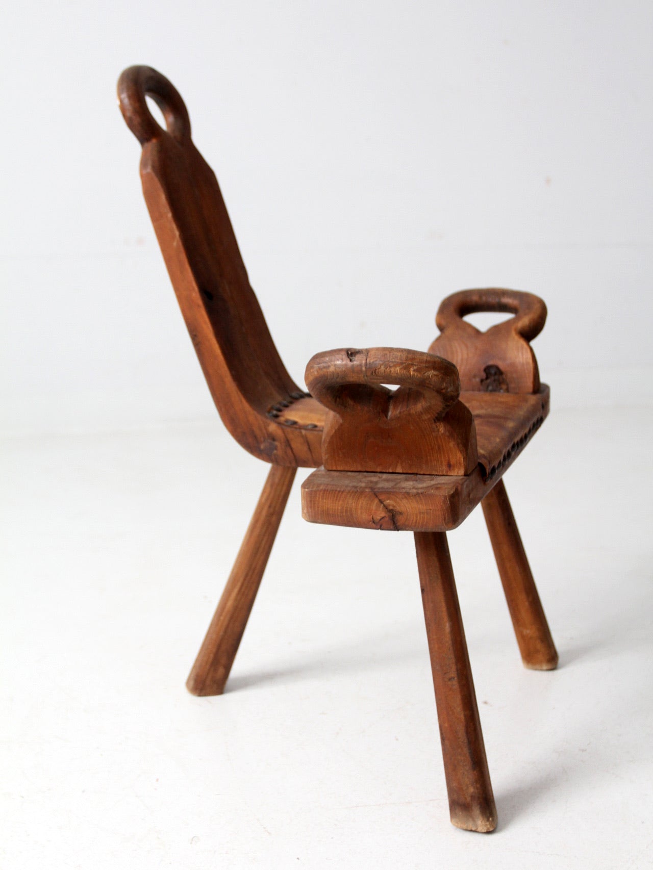 mid-century Spanish brutalist stool – 86 Vintage