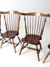 vintage Windsor dining chairs set of 4