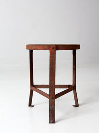 vintage industrial stool