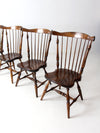 vintage Windsor dining chairs set of 4