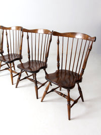 vintage Windsor dining chairs set of 4