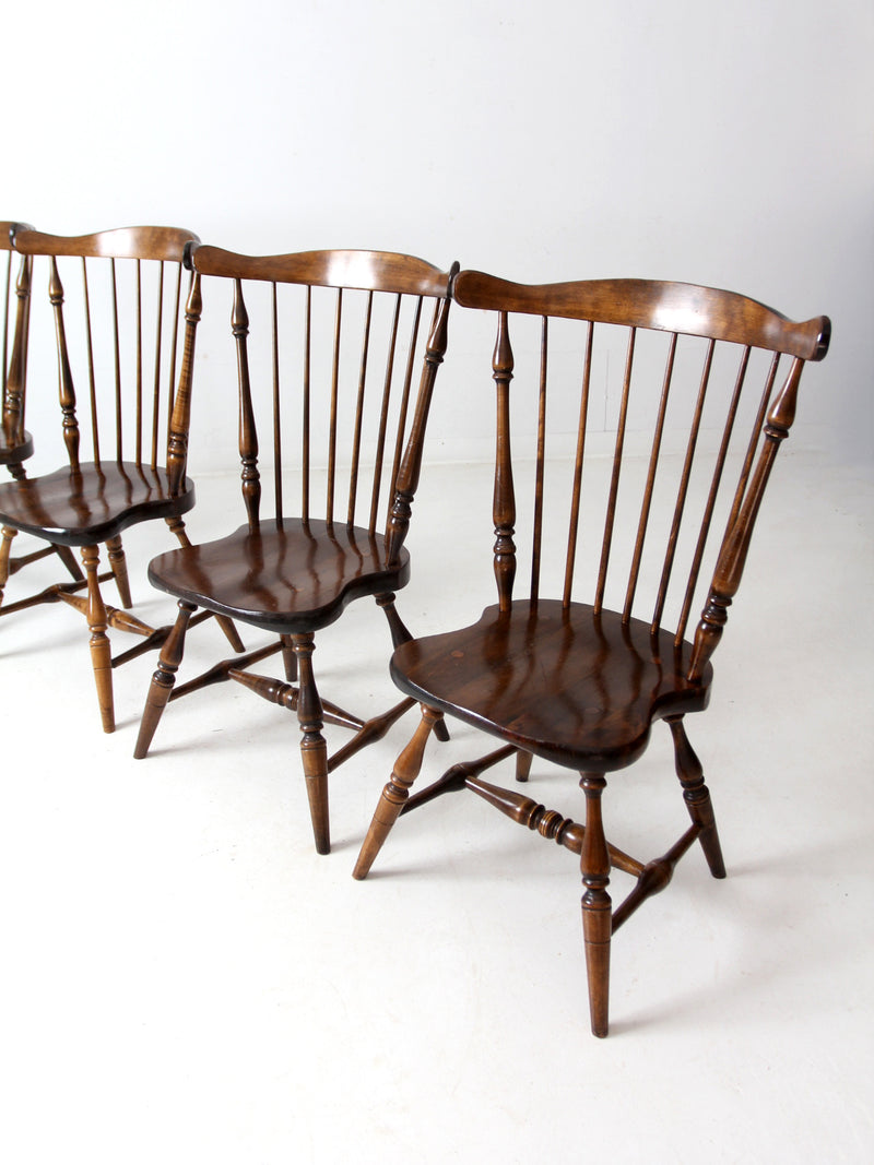 vintage Windsor dining chairs set of 4