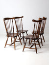 vintage Windsor dining chairs set of 4