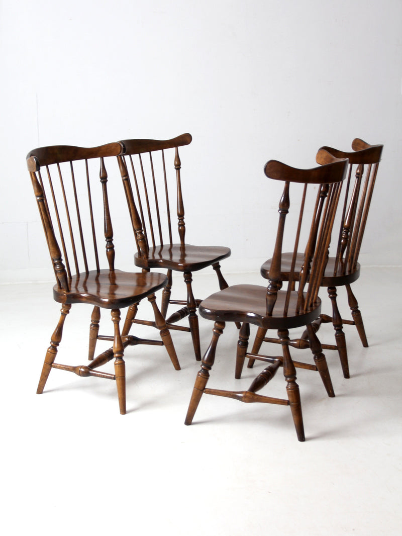 vintage Windsor dining chairs set of 4