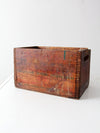 antique Remington Arms wooden ammunition crate