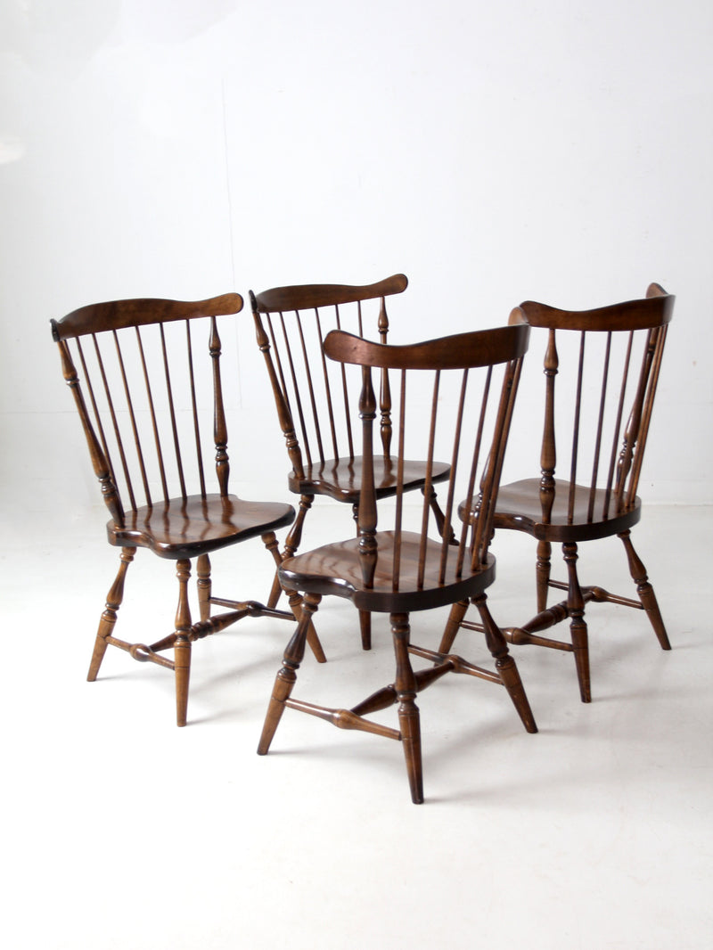 vintage Windsor dining chairs set of 4