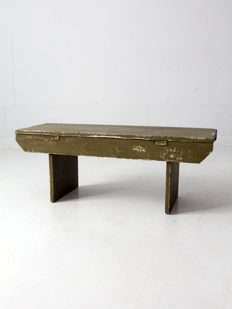 antique primitive farmhouse bench