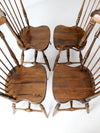 vintage Windsor dining chairs set of 4