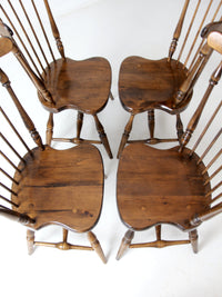 vintage Windsor dining chairs set of 4