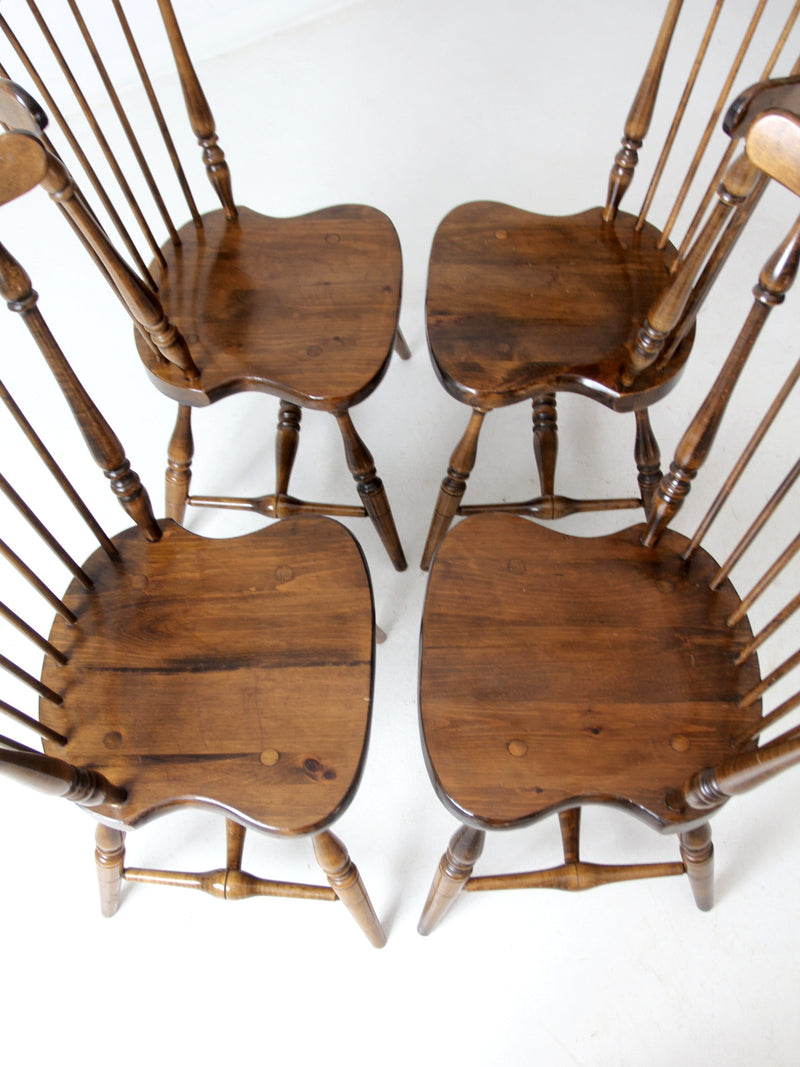 vintage Windsor dining chairs set of 4