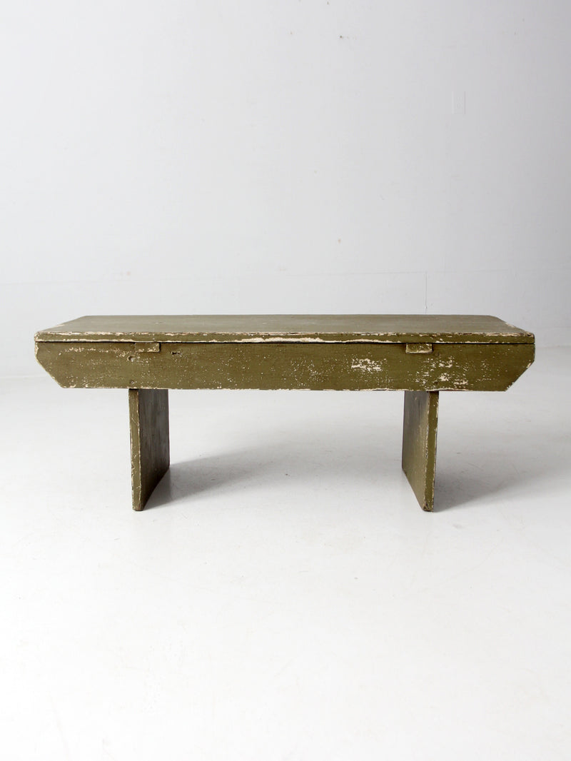 antique primitive farmhouse bench