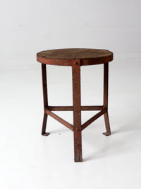 vintage industrial stool