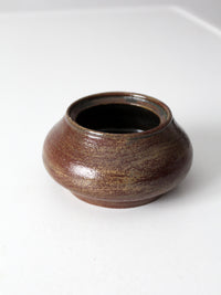 vintage handmade studio pottery vase