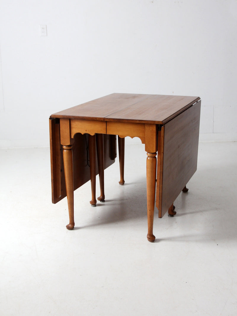 antique gate leg drop leaf table