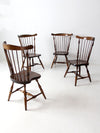 vintage Windsor dining chairs set of 4