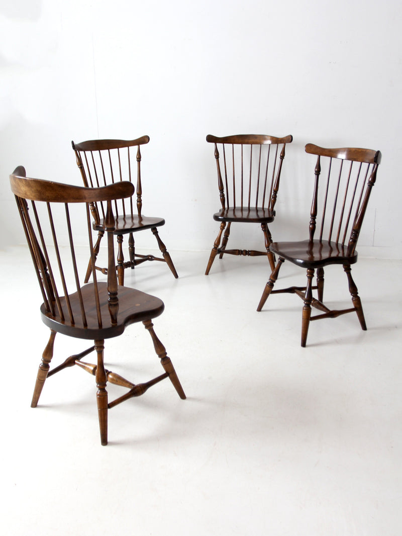 vintage Windsor dining chairs set of 4