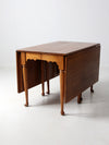 antique gate leg drop leaf table