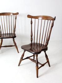 vintage Windsor dining chairs set of 4