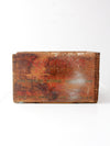 antique Remington Arms wooden ammunition crate
