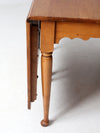 antique gate leg drop leaf table
