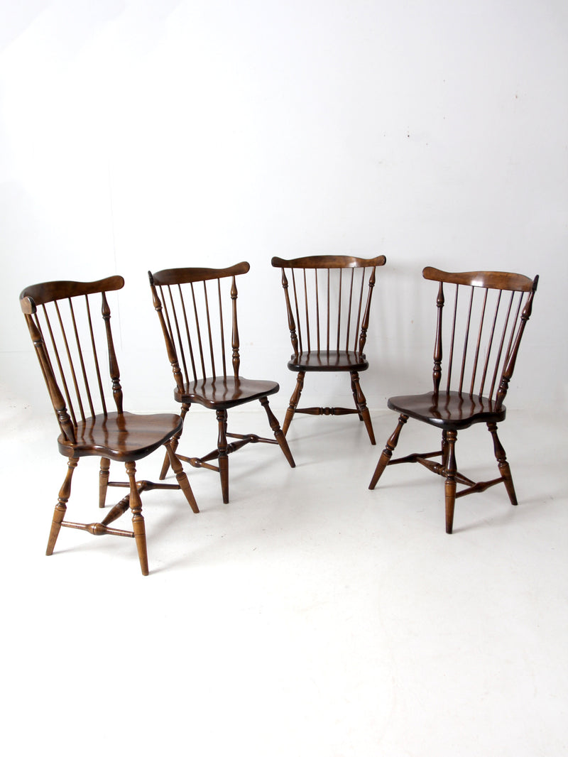 vintage Windsor dining chairs set of 4