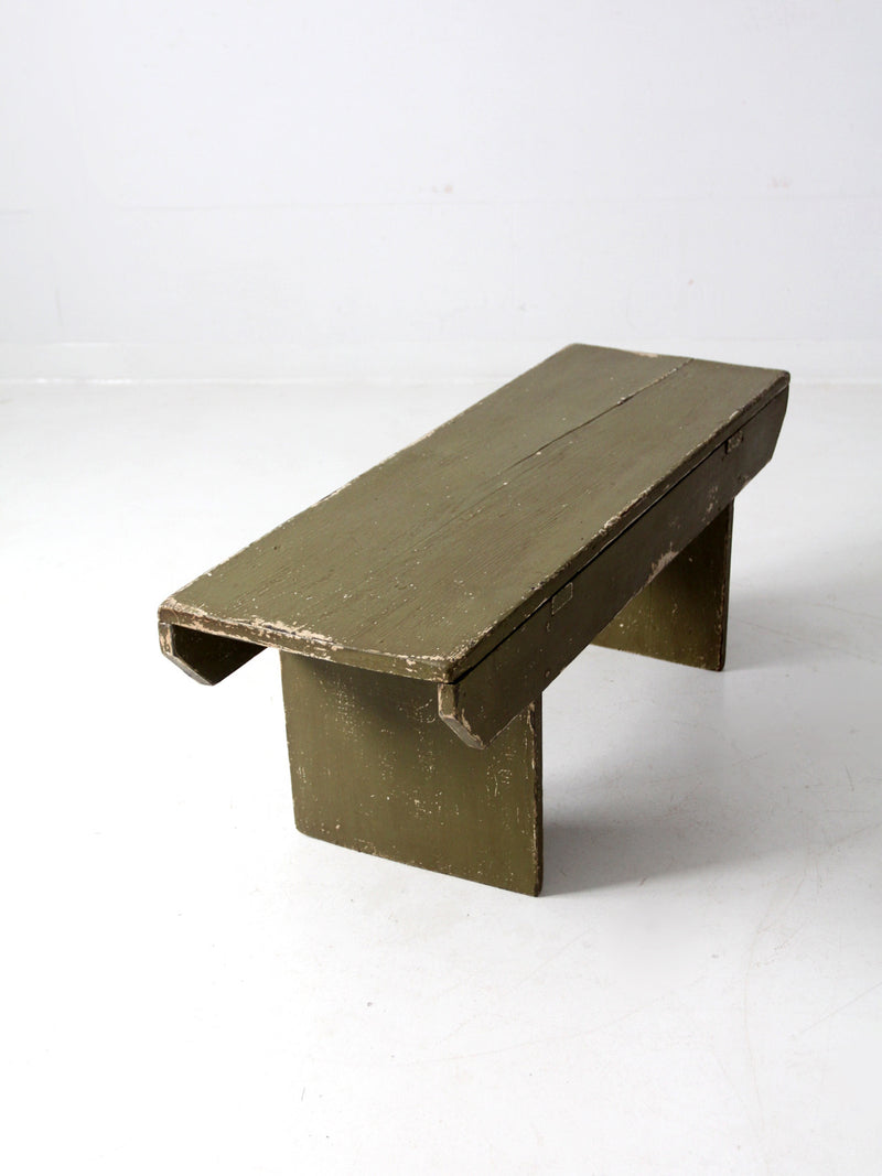 antique primitive farmhouse bench