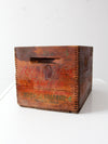 antique Remington Arms wooden ammunition crate