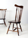 vintage Windsor dining chairs set of 4