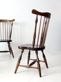 vintage Windsor dining chairs set of 4