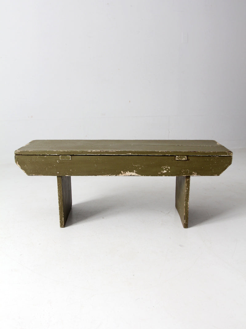 antique primitive farmhouse bench