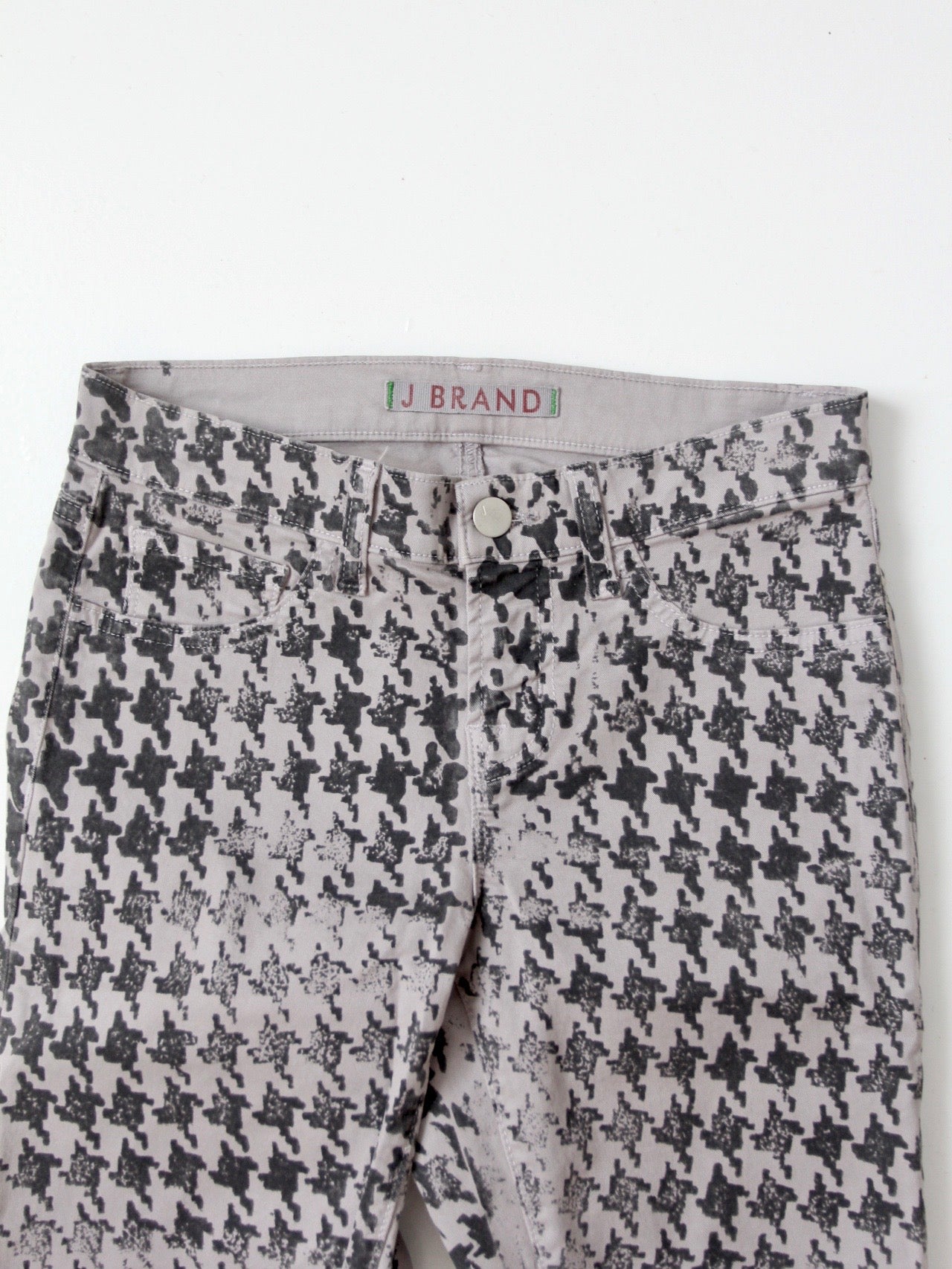 J Brand houndstooth print skinny jeans | size 25