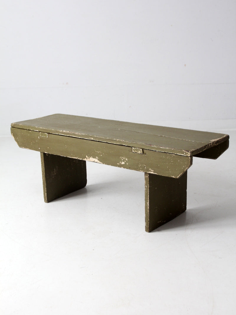 antique primitive farmhouse bench