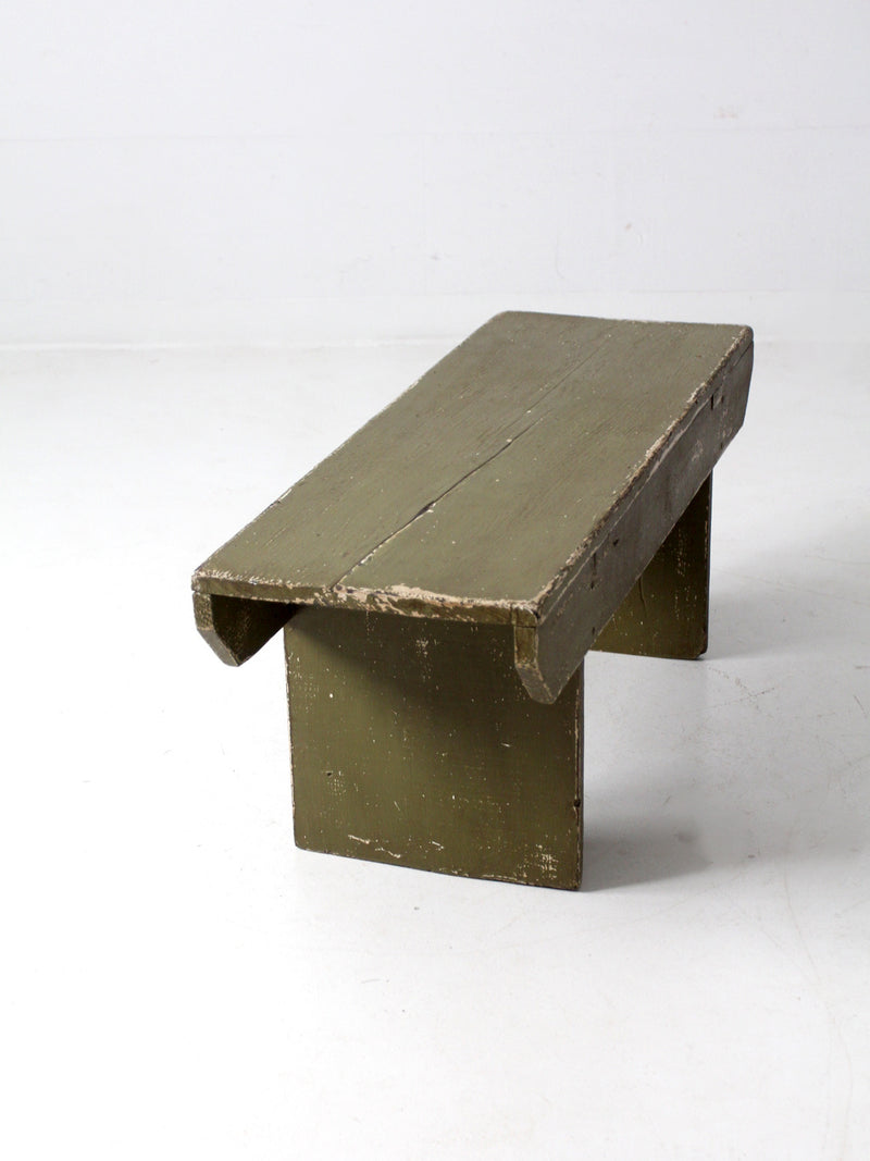 antique primitive farmhouse bench