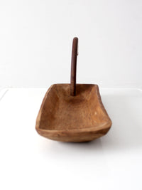 vintage wooden duck tray