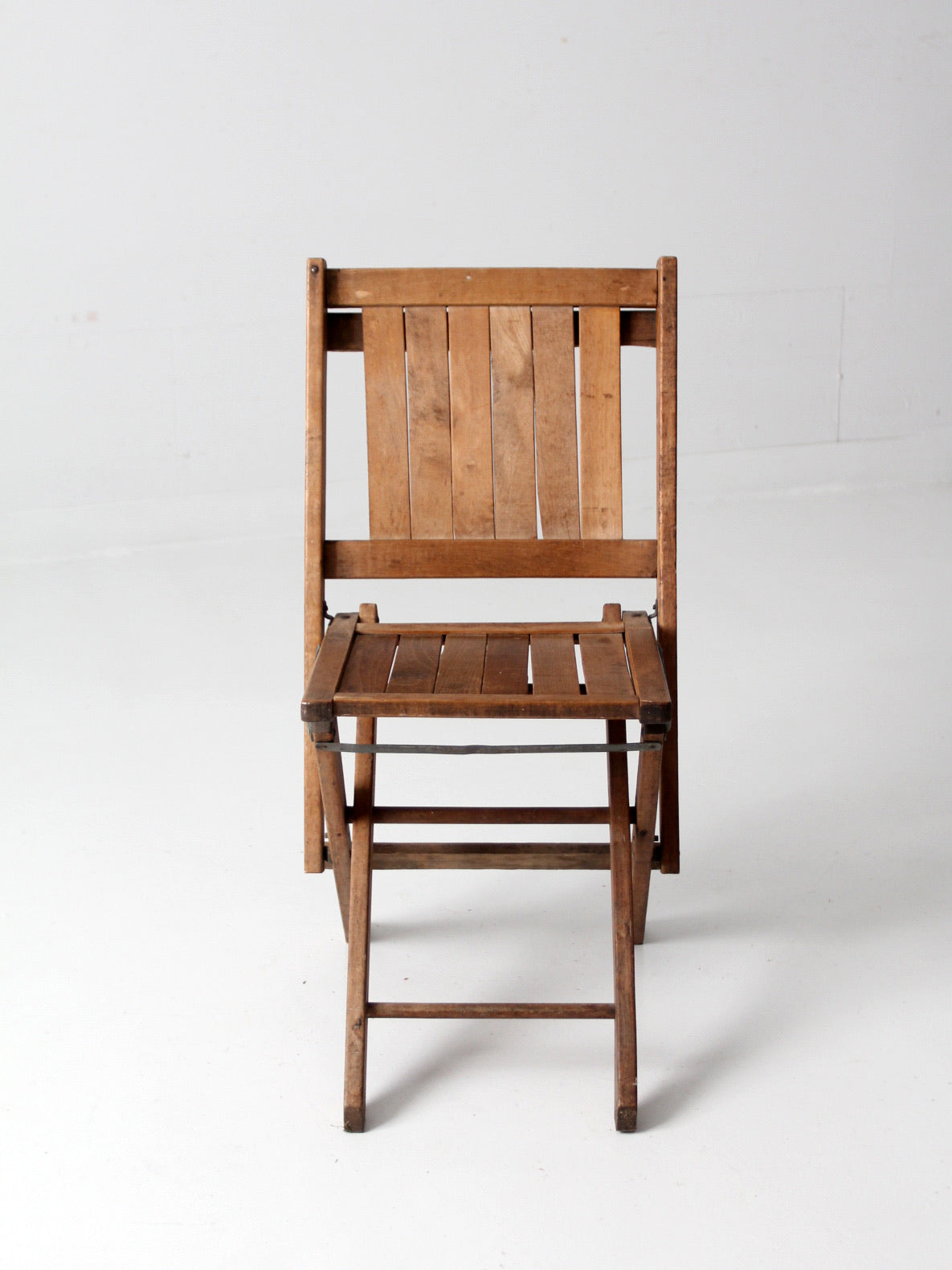 vintage wood folding chair