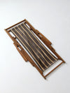 mid century striped deck chair