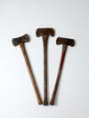 antique axe collection of 3