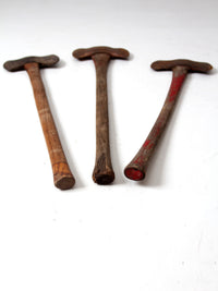 antique axe collection of 3