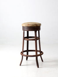 antique industrial stool
