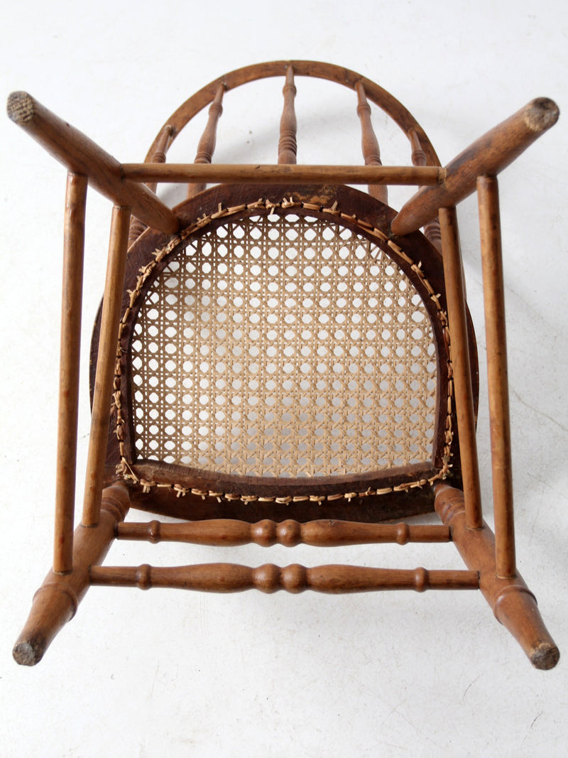 antique Windsor captains chair