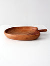 vintage wood apple tray