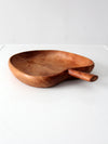 vintage wood apple tray