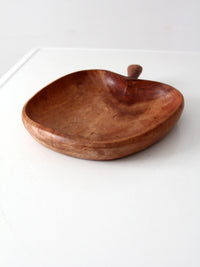 vintage wood apple tray