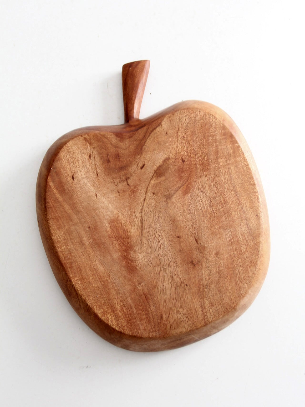 vintage wood apple tray