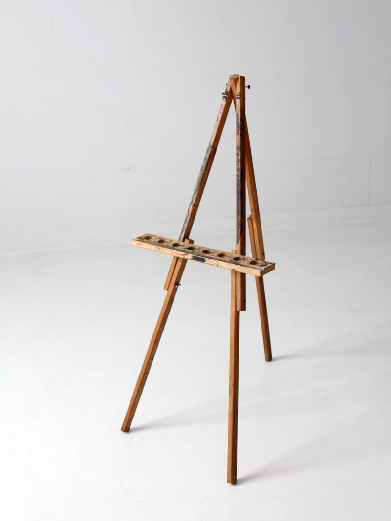 vintage small wooden easel