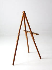 vintage small wooden easel