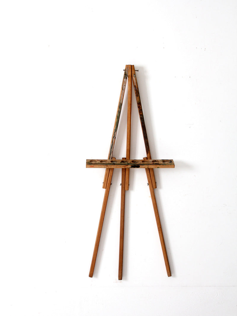 vintage small wooden easel